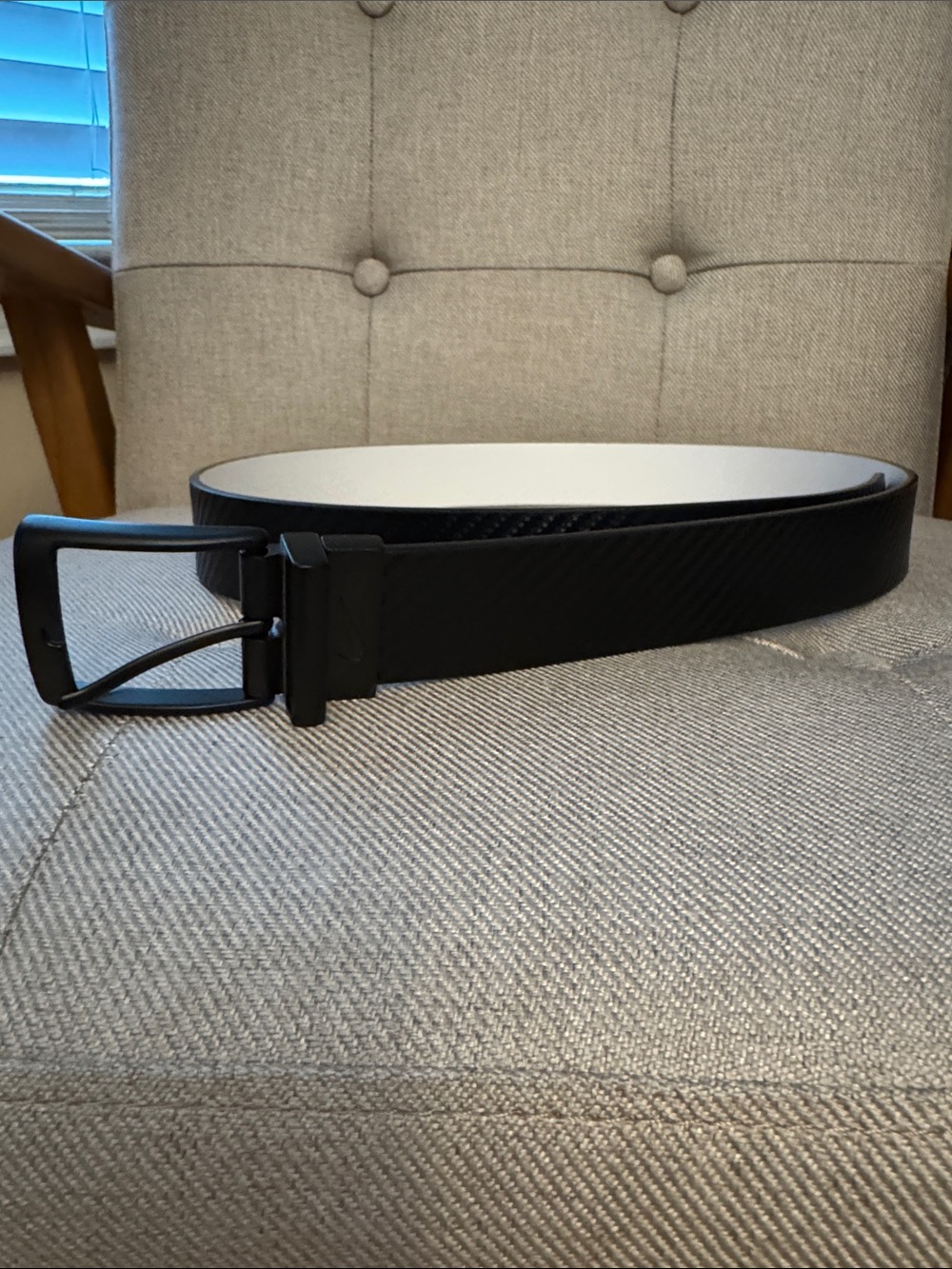 NWOT Nike Men's Black Reversible Leather Belt